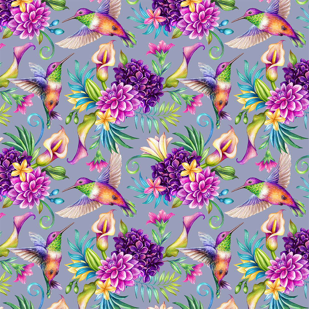 Hummingbirds Fabric