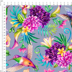 Hummingbirds Fabric