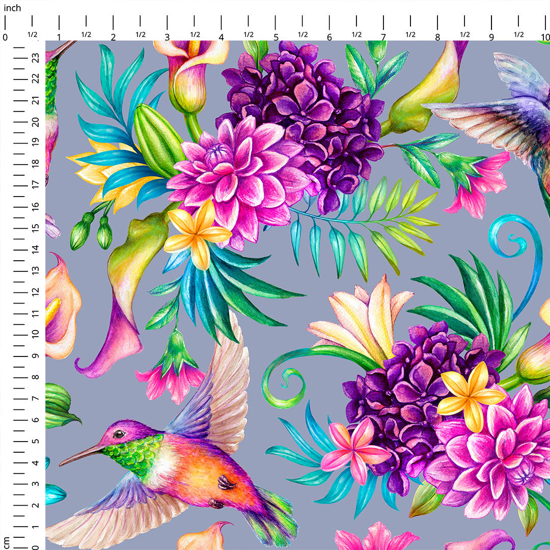Hummingbirds Fabric