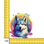 Husky Dog Iron on Fabric Heat Transfer DTF-139