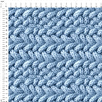 Ice Blue Knit Fabric