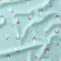 Rainbow Ice Cream Mint Fabric