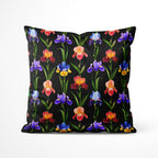 Gardens Of Eden Iris Black Fabric