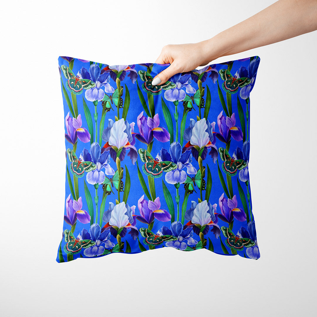 Gardens Of Eden Iris Blue Fabric