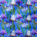Gardens Of Eden Iris Blue Fabric