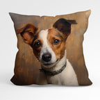 CUSHION Fabric Panel Jack Russell Dog