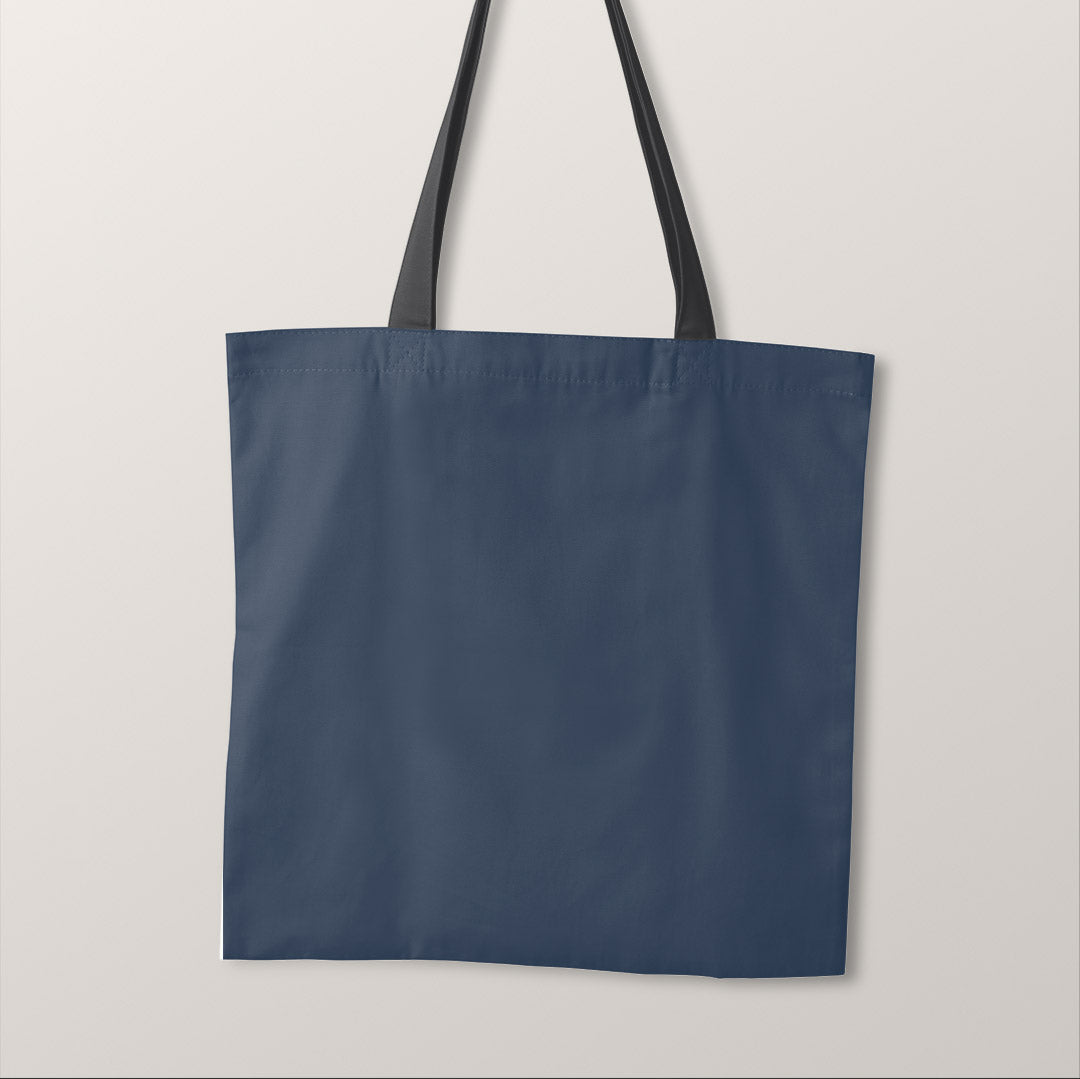 TOTE CO-ORD Jacobean Floral Navy Fabric Bag Panel TP-757