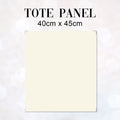 TOTE CO-ORD Jacobean Floral Cream Fabric Bag Panel TP-756