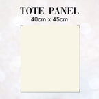 TOTE CO-ORD Jacobean Floral Cream Fabric Bag Panel TP-756