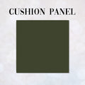 CUSHION CO-ORD Jacobean Floral Green Fabric Panel CP-638