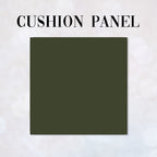 CUSHION CO-ORD Jacobean Floral Green Fabric Panel CP-638