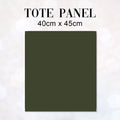 TOTE CO-ORD Jacobean Floral Green Fabric Bag Panel TP-755