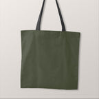 TOTE CO-ORD Jacobean Floral Green Fabric Bag Panel TP-755