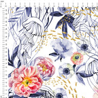 Jellyfish Floral Fabric