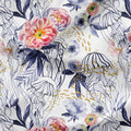 Jellyfish Floral Fabric