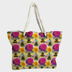 Jewel Bees Yellow Fabric
