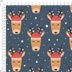Jolly Reindeer Fabric