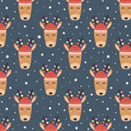 Jolly Reindeer Fabric