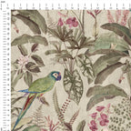 Jungle Elegance Beige Fabric
