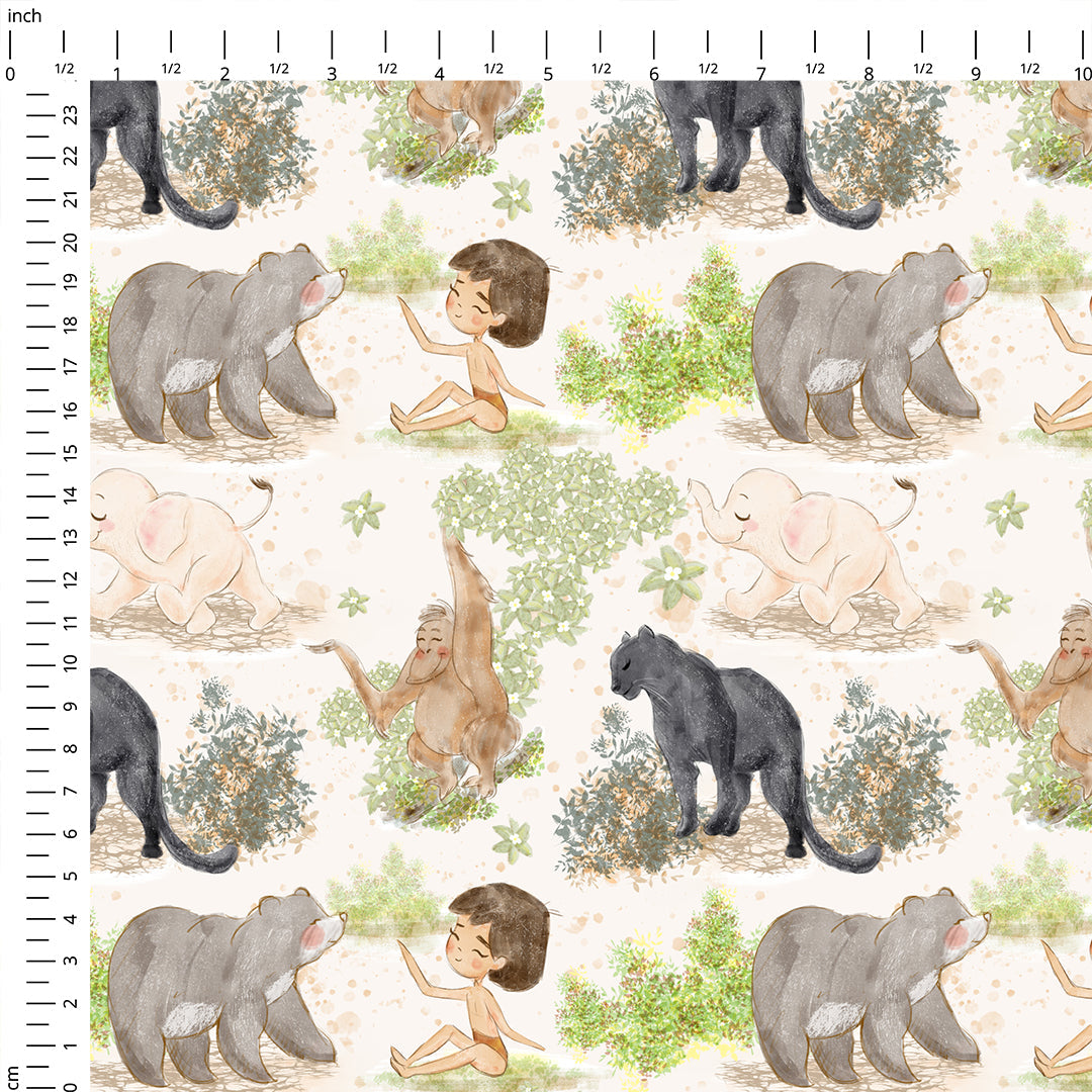 Jungle Friends Fabric