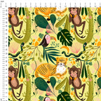 Jungle Life Lemon Fabric