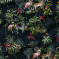 Jungle Navy Fabric