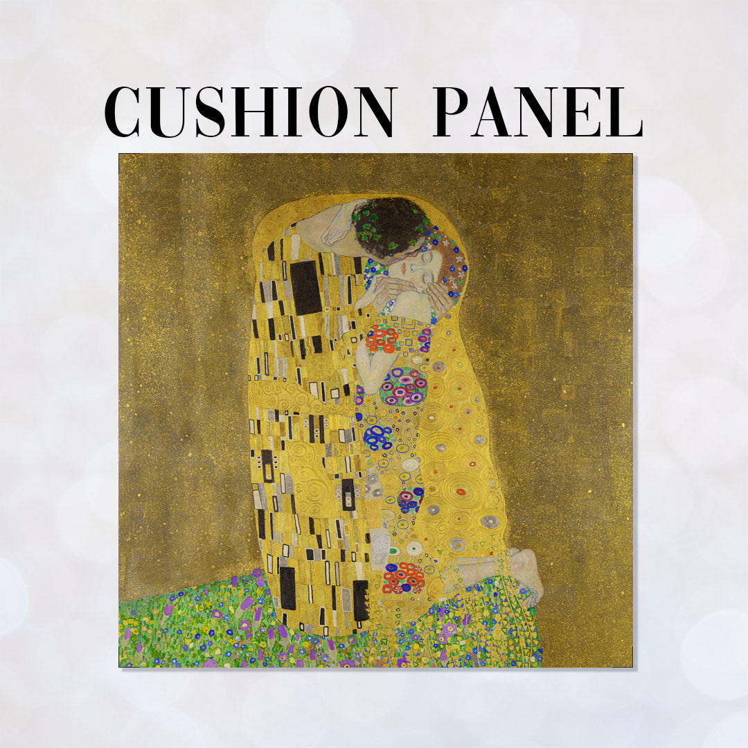 CUSHION Fabric Panel Gustav Klimt The Kiss