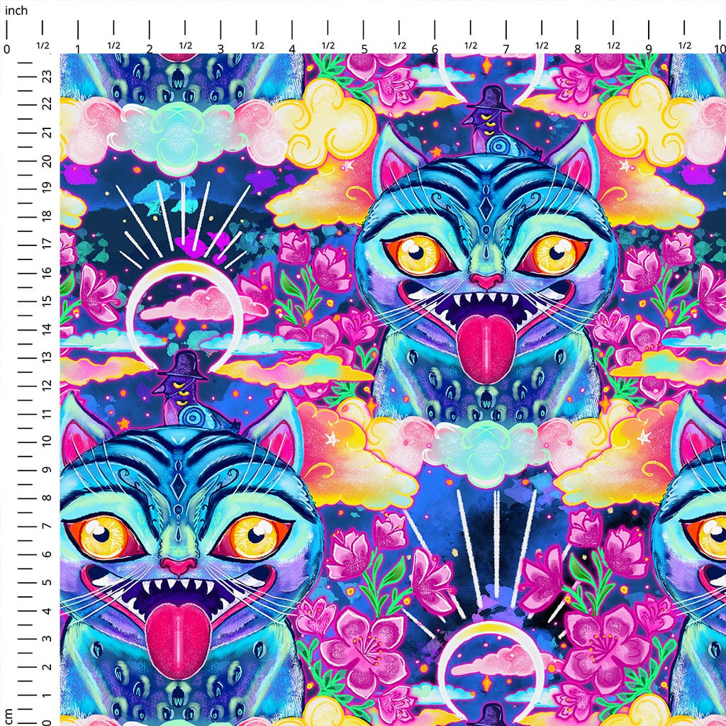K-Pop Cat Fabric
