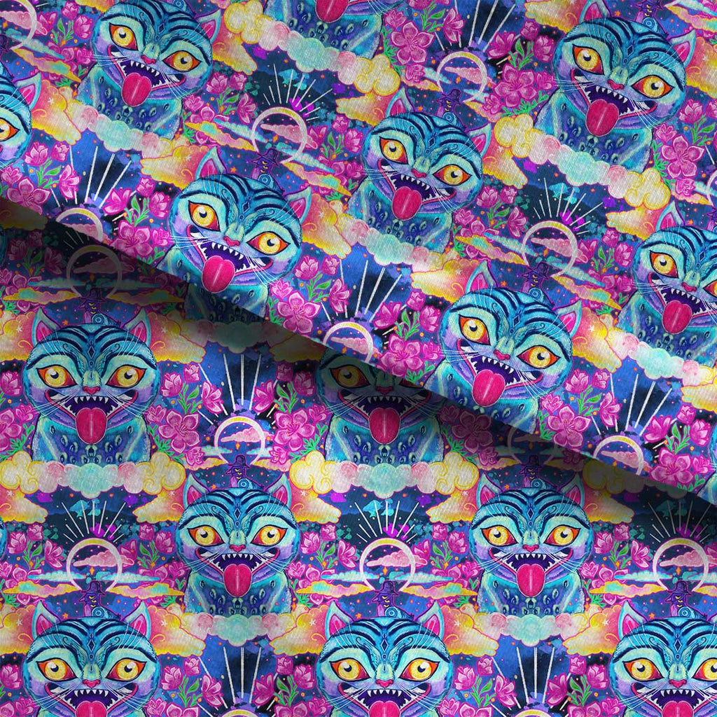 K-Pop Cat Fabric