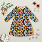 Kayleigh Crochet Flowers Fabric