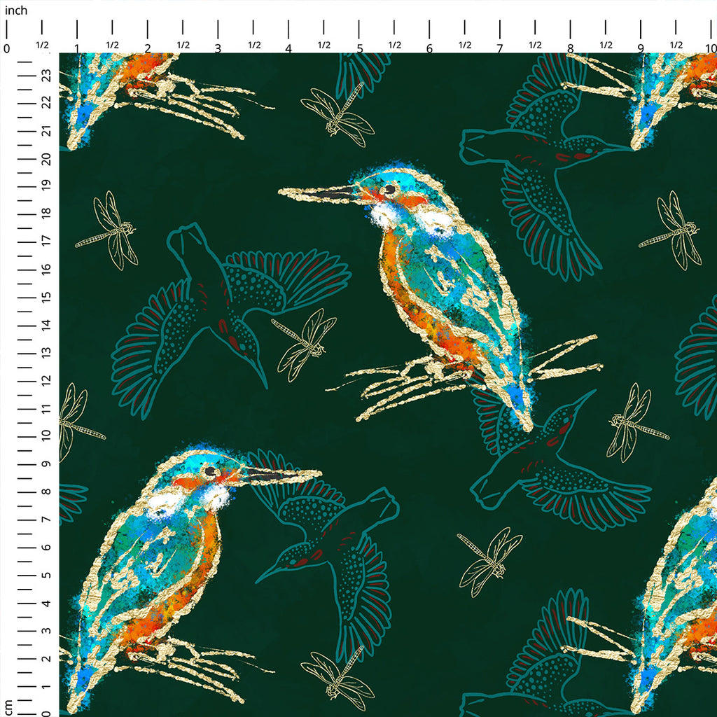 Kingfisher Green Fabric