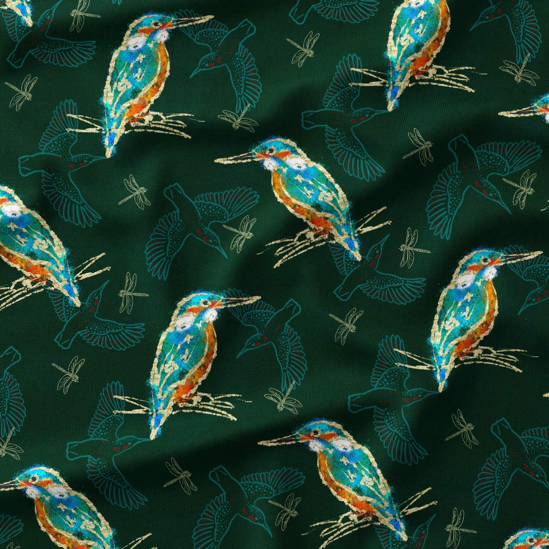 Kingfisher Green Fabric