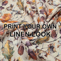 Print Your Own Design on Linen Look - PYO