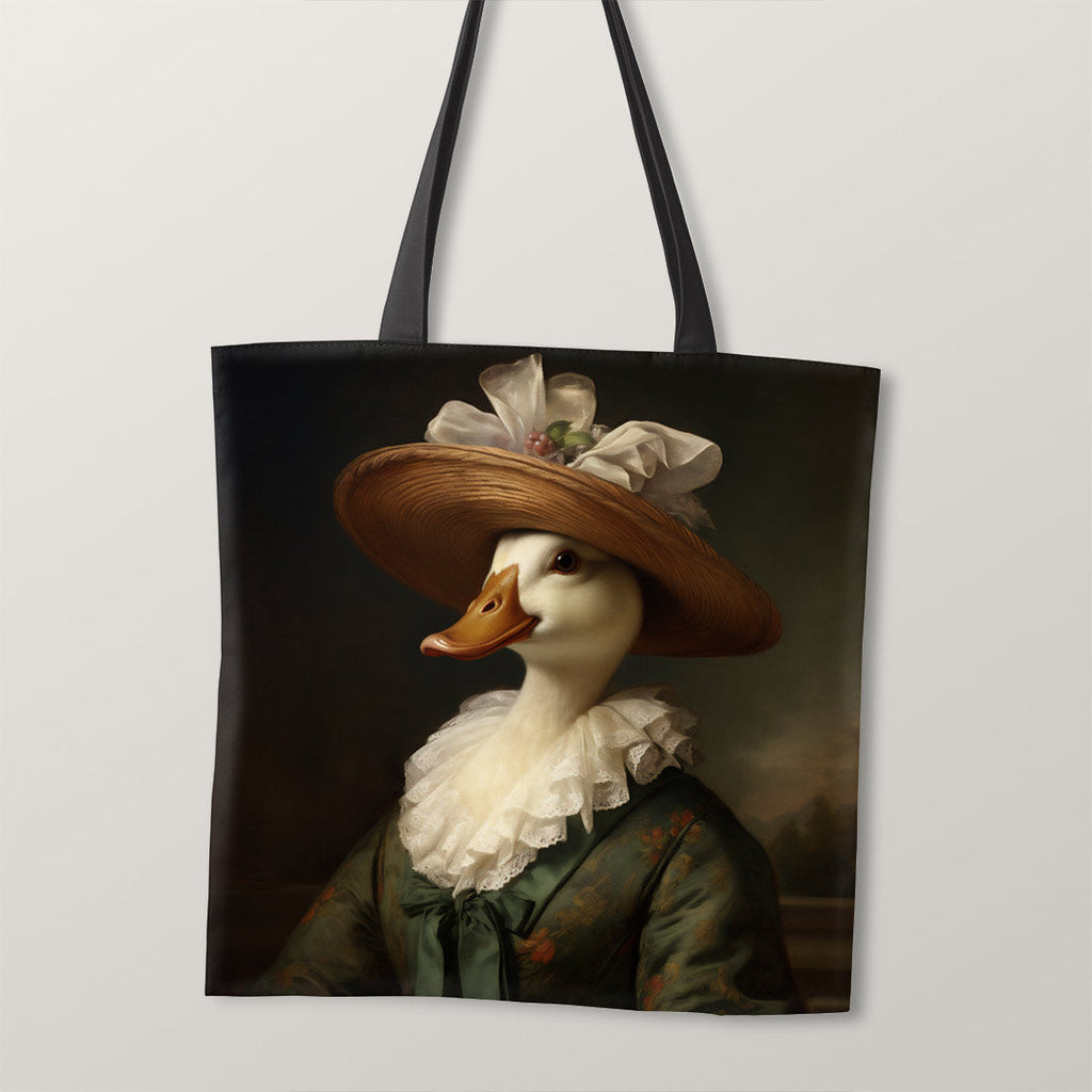 TOTE Fabric Bag Panel Lady Duck TP-288