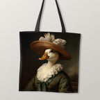 TOTE Fabric Bag Panel Lady Duck TP-288