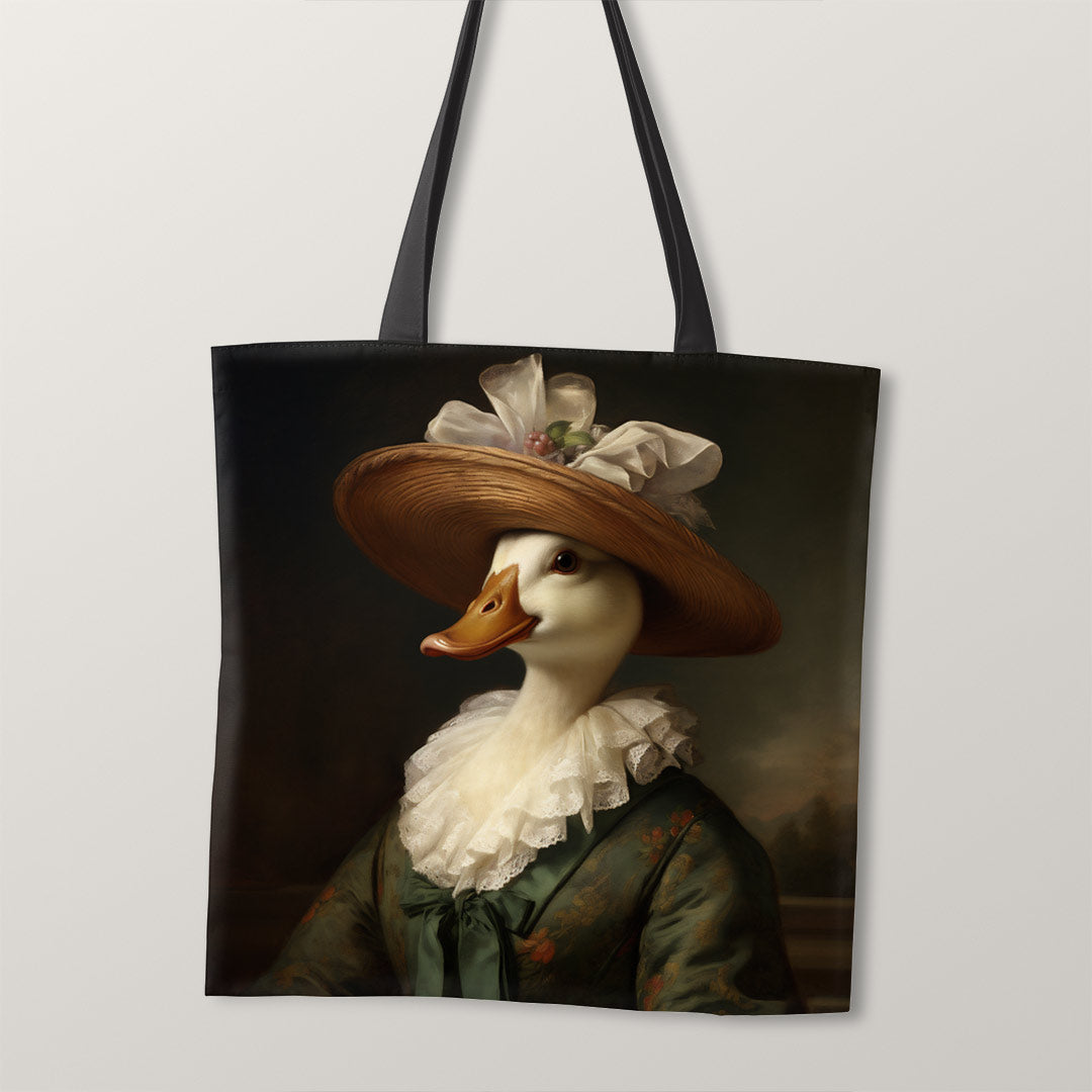 TOTE Fabric Bag Panel Lady Duck TP-288