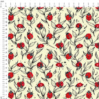 Ladybird Cream Fabric