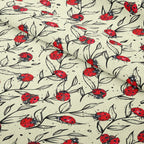 Ladybird Cream Fabric