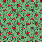 Ladybird Green Fabric