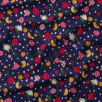 Ladybirds Navy Fabric