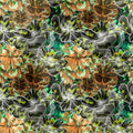 Large Autumn Flowers Fabric