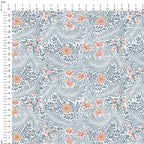 Cottage Florals Blue Fabric