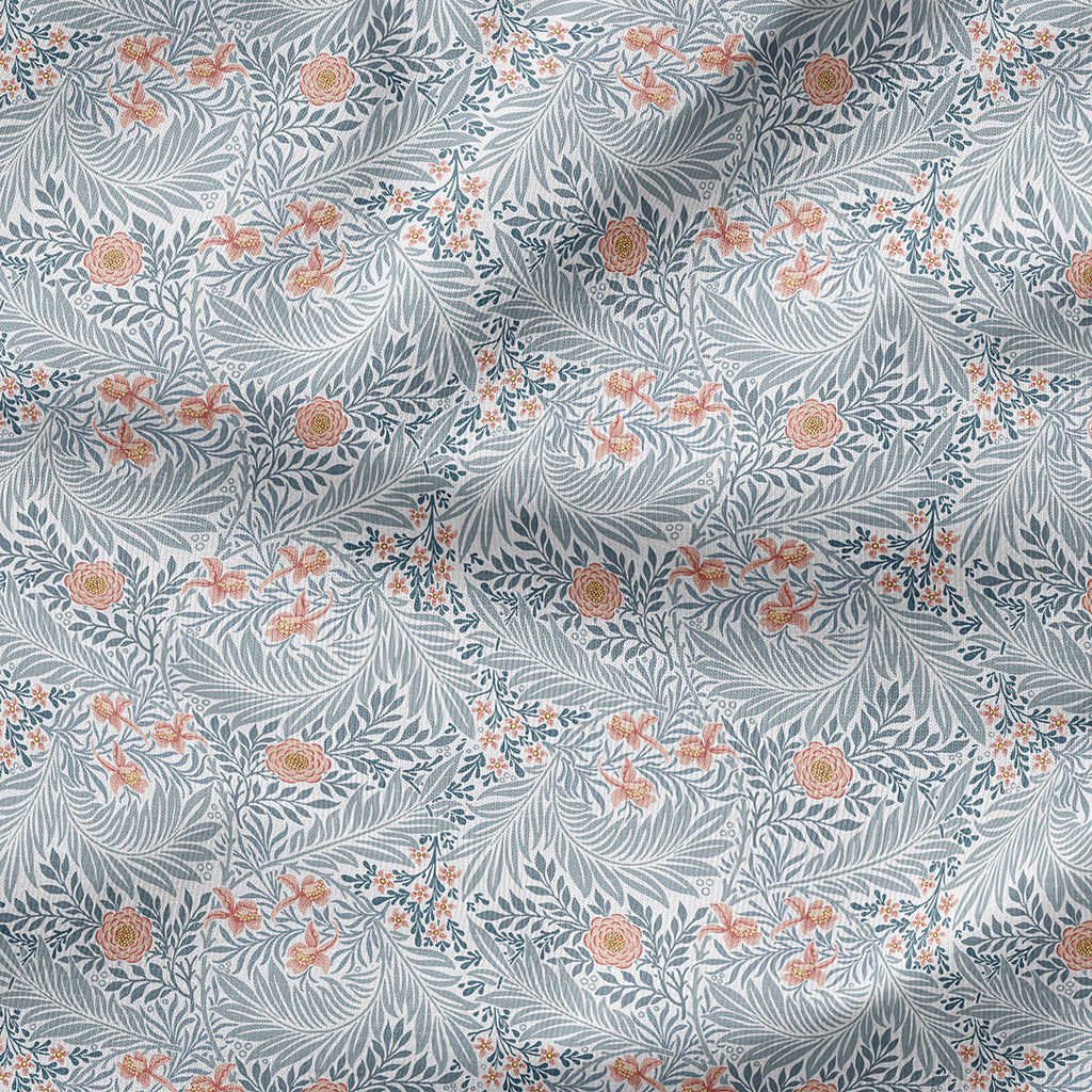 Cottage Florals Blue Fabric