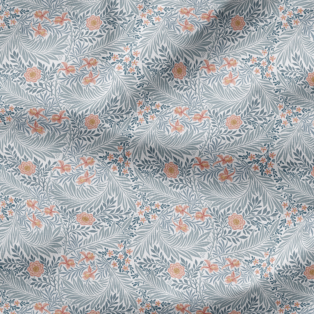 Cottage Florals Blue Fabric
