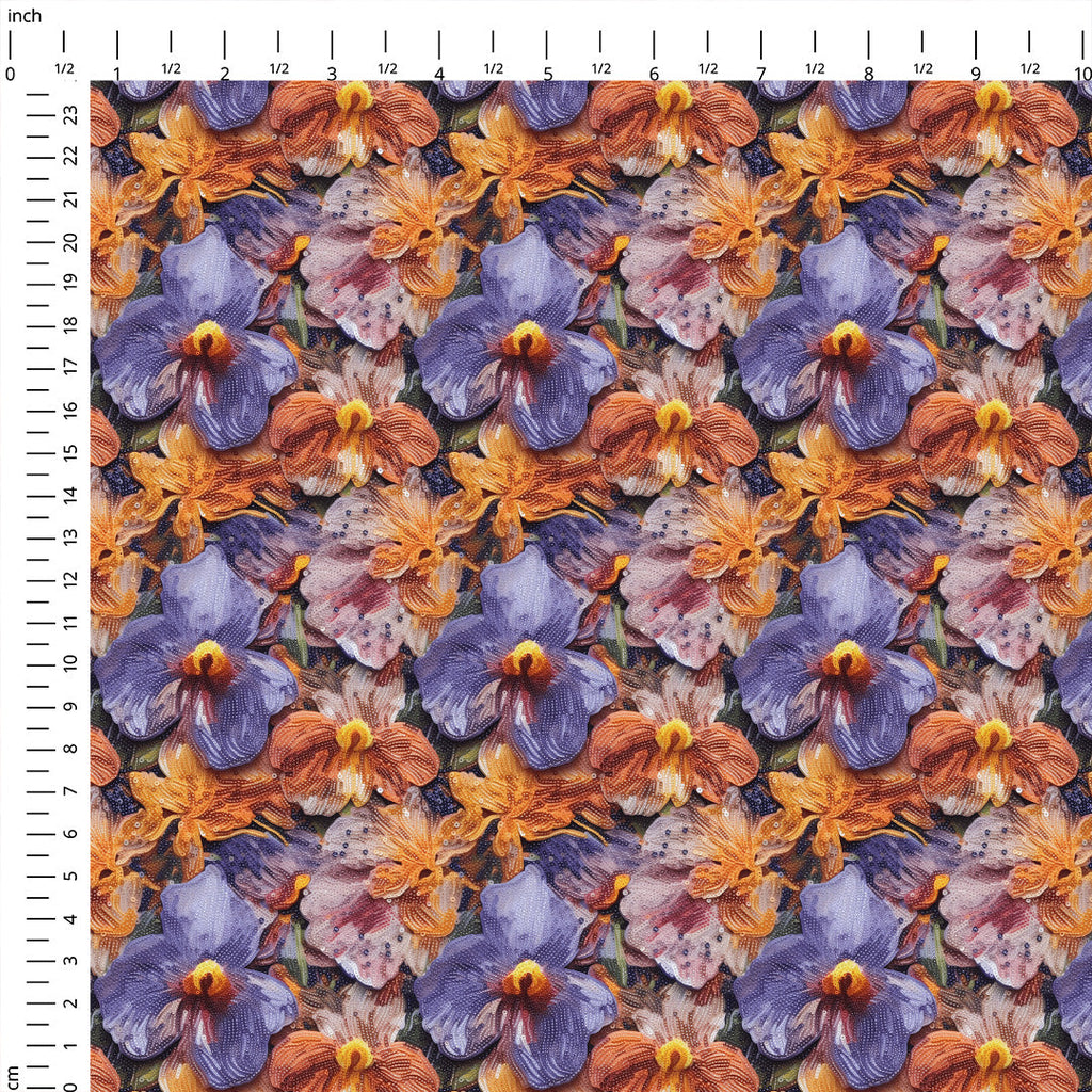 Layla Embroidery Fabric