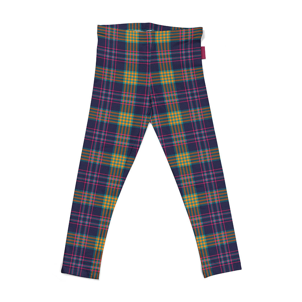 Navy Yellow Plaid Fabric 1438