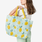 Lemons Mint Fabric