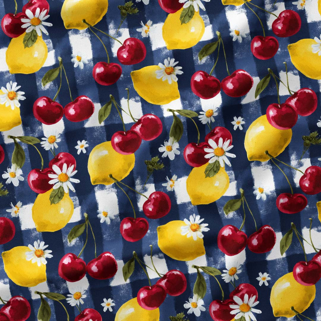 Lemon And Cherries Fabric