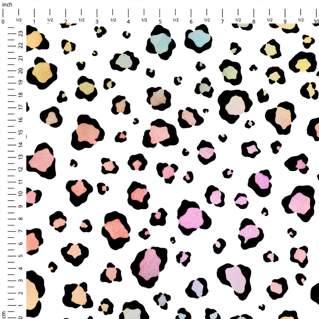 Pastel Leopard Fabric