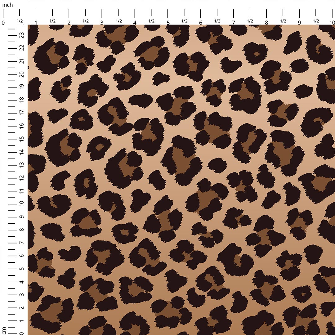 Leopard Brown Fabric